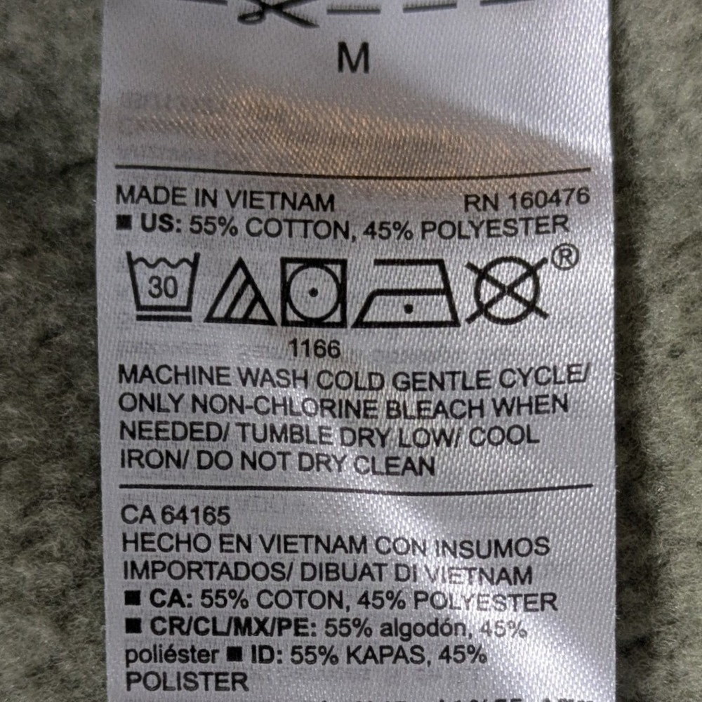 Old Navy Camo Sweatshirt M Green Utility Gorpcore Streetwear Casual Layering - Picture 6 of 9